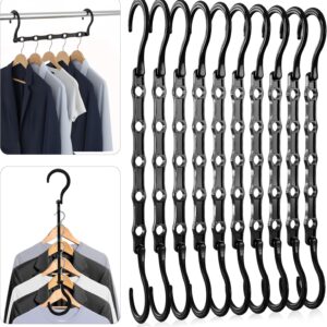 Utopia Home Space Saving Hangers - 10 Pack (Black)