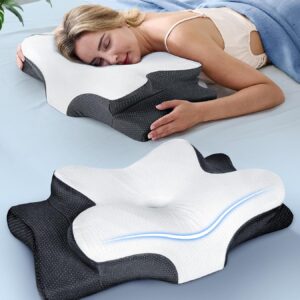 Cooling Cervical Pillow for Neck Pain Relief & Sleep Support