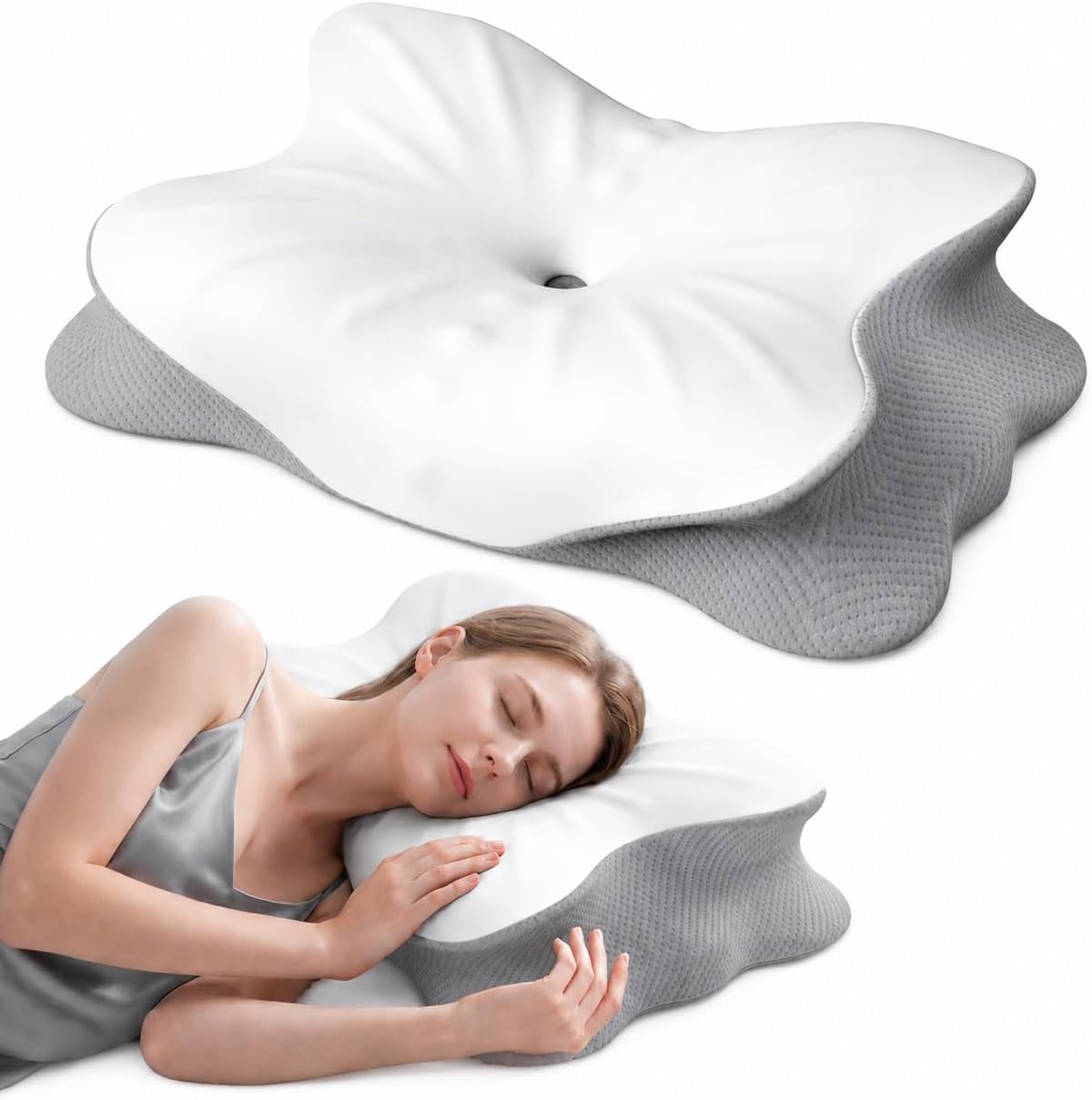 Cooling Cervical Neck Pillow for Pain Relief