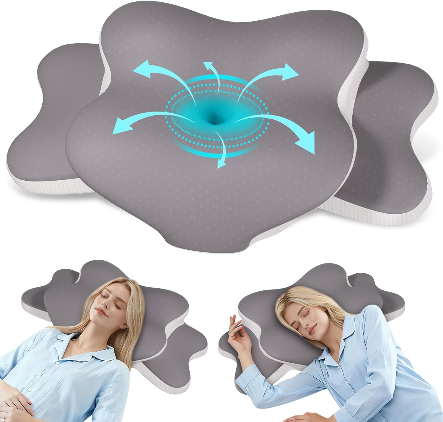 IvaBed Cervical Pillow for Pain Relief & Better Sleep