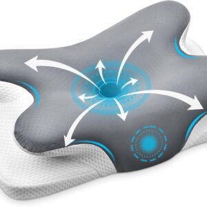 Ergonomic Neck Pillow for Pain Relief & Deep Sleep
