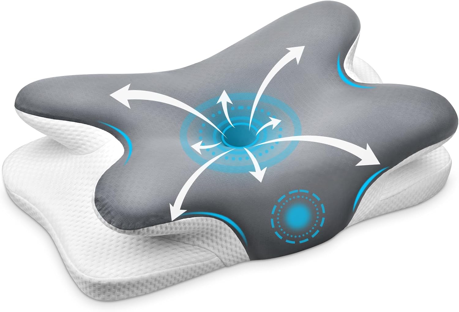 Ergonomic Neck Pillow for Pain Relief & Deep Sleep