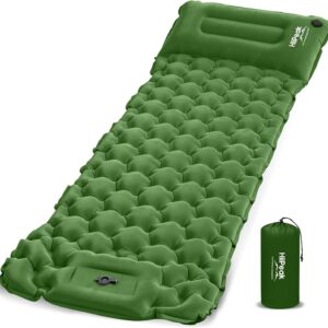 HiiPeak Camping Sleeping Pad with Pillow & Foot Pump