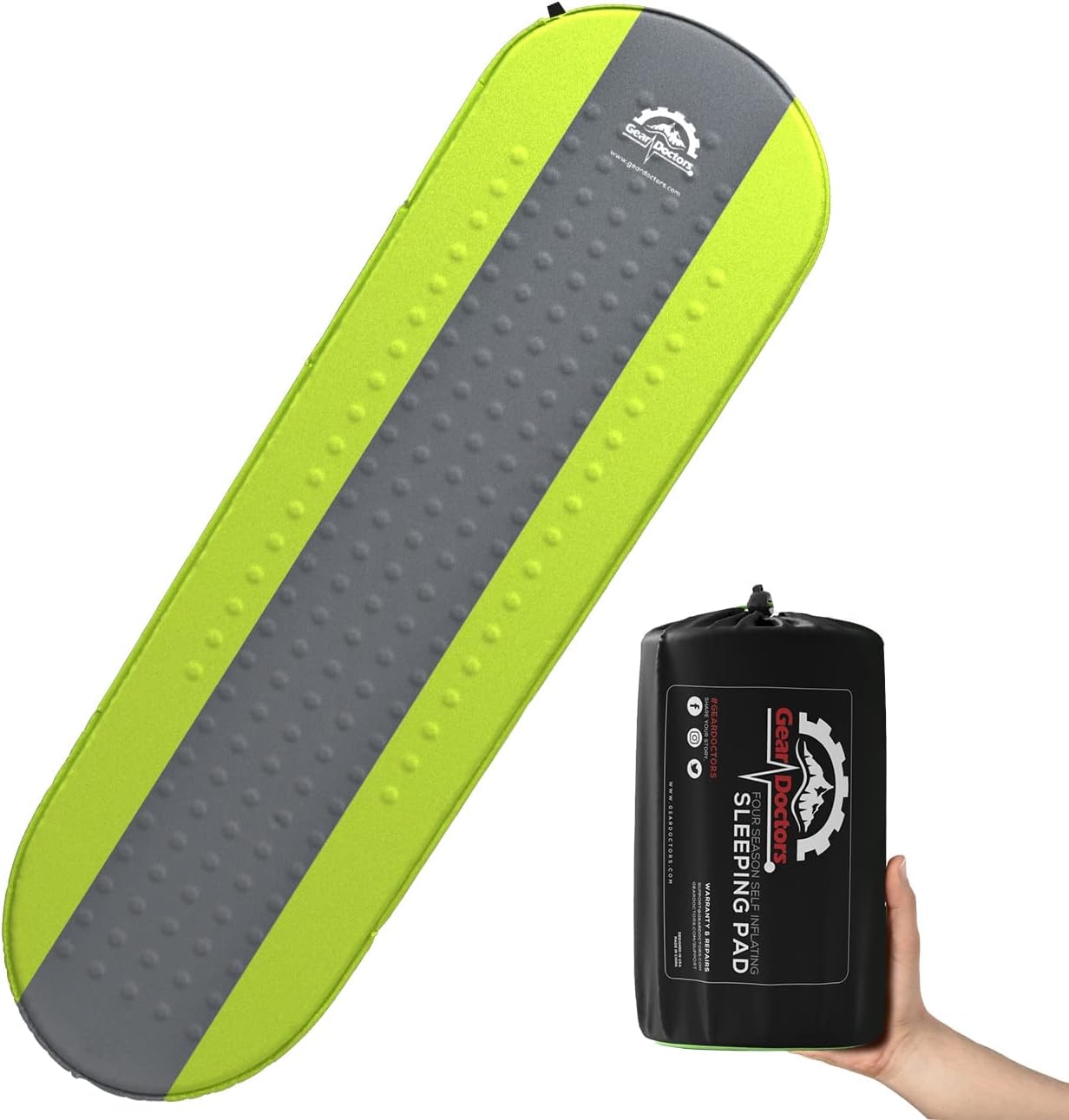 Gear Doctors Oxylus Self-Inflating Sleep Pad 4.3 R-Value