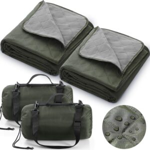 Tranqun 2-Pack Large Outdoor Blanket 78x55in