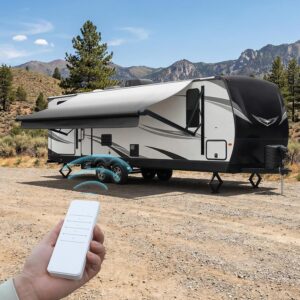 Kohree 16Ft Motorized RV Awning Kit (Black)