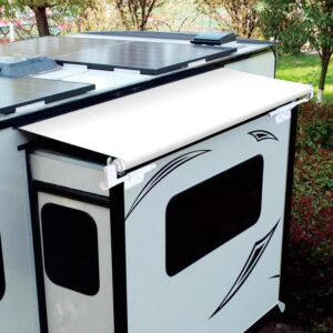 Dulepax RV Slide Out Awning Kit, 7'3" White