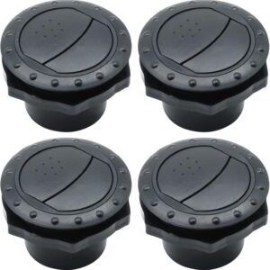 EATAKWARD 4pc Round AC Vents 60mm, RV Boat Yacht Parts