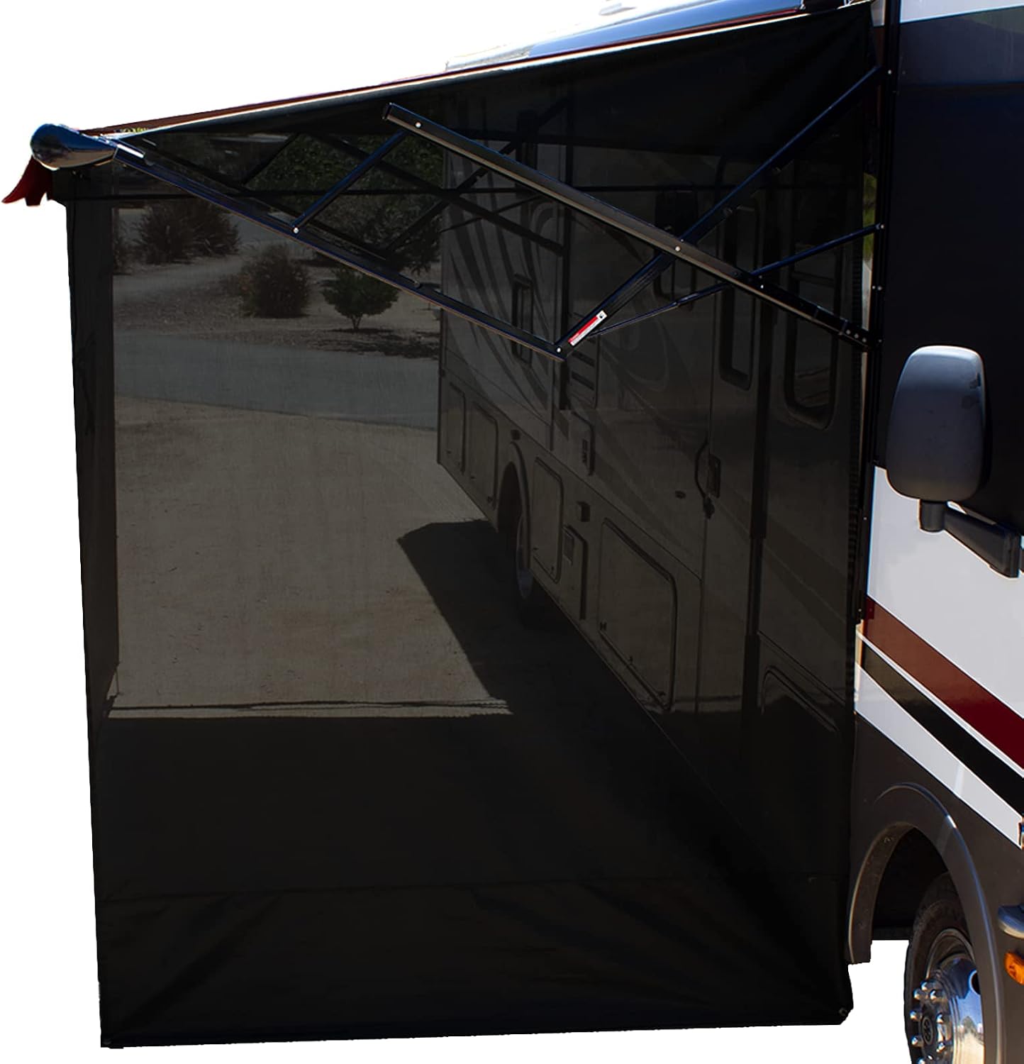 ShadePro Vista Side Shade - RV Awning Sunscreen 9' - Blocks 87% Sun