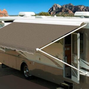 RV Awning Fabric Replacement - Acrylic 20' (Taupe) for Dometic