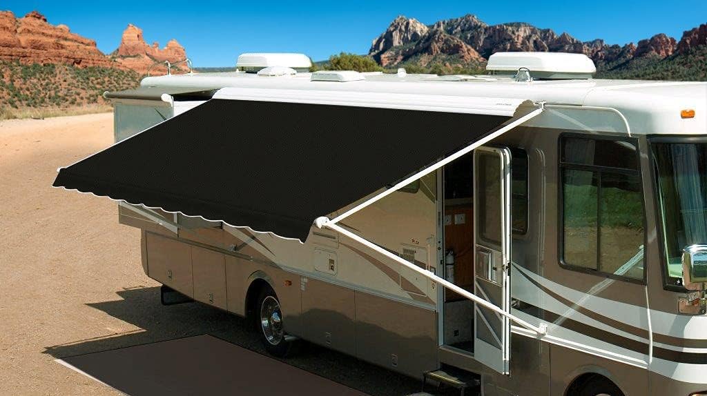 Dometic RV Awning Fabric Replacement - 20' Black