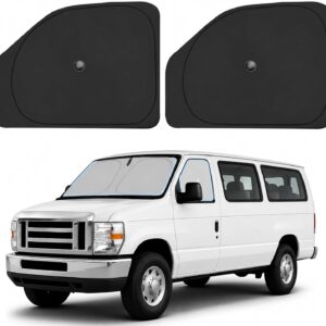 Ford E-Series Side Window Shades (1992-2026) – 2 Pack