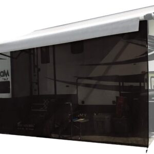 Shadeidea RV Awning Sun Shade Screen 9' x 15'5" - Black