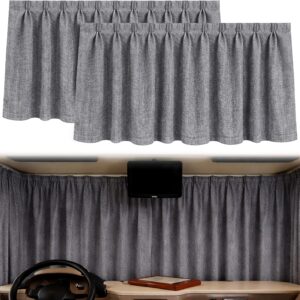 Tudomro RV Windshield Curtain Set - 2 Pcs, Grey
