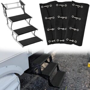 Nilight RV Step Covers 3-Pack 20" Black