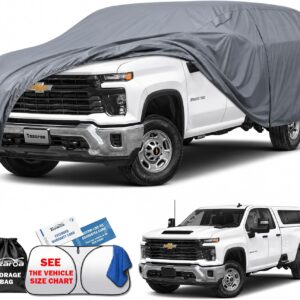 Waterproof Truck Cover for 242-262in Pickups – T7+ Size
