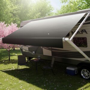 16ft RV Awning Fabric Replacement - Heavy Duty Vinyl Canopy