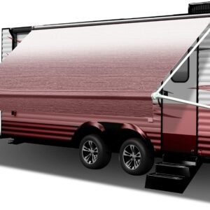 RV Awning Fabric 21FT Heavy-Duty Pink Vinyl Replacement