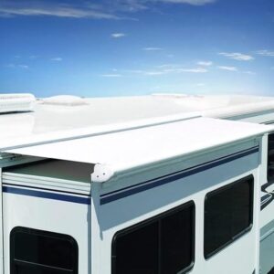 80" White Slideout Topper Awning Fabric - RV Replacement