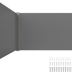VEVOR Retractable Side Awning 79x236in, Gray