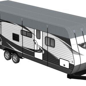Heavy-Duty RV Roof Cover - 31.2' x 12.5' Waterproof Sun Shade