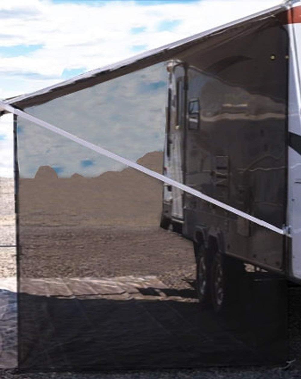 RV Side Awning Sun Shade 9'x7' - UV Blocking Mesh Screen