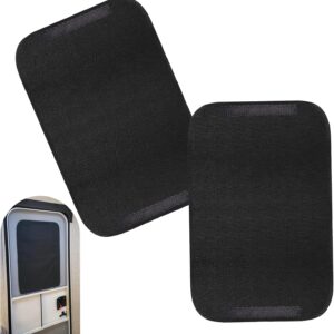 RV Window Shade Cover – Sunproof Privacy for Campers (Black, 2PCS)