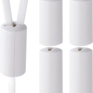 4 Pack Breakaway Cord Condensers for Roman Shades - White