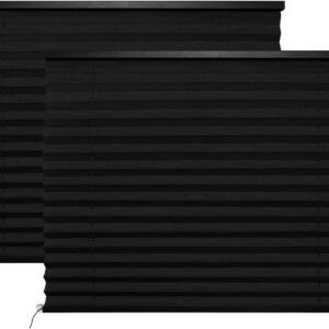 NOVINO RV Pleated Shades - 26"x24" (2-Pack)