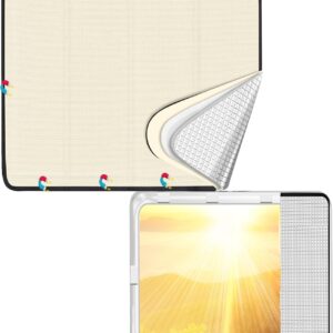 SUNICO RV Window Shade 31x27 - Magnetic Blackout Cover