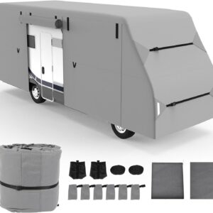 Abrillvt RV Cover 26-29ft, Waterproof & Windproof Camper Cover