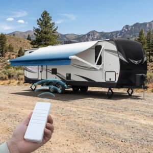 Kohree 14ft Motorized RV Awning Kit – Retractable Camper Canopy