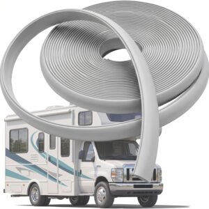 7/8" RV Trim Insert Molding, 50ft Vinyl Screw Cover Strip