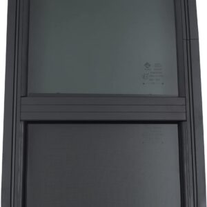 RV Window 12x22" Tempered Glass w/ Screen & Shade