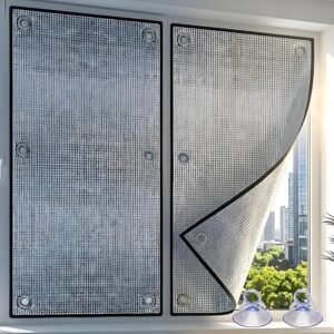 Window Privacy Film 24x35in Insulation Sun Blocking