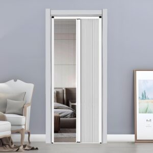 72in Accordion Door - Folding Room Divider, RV Door, White