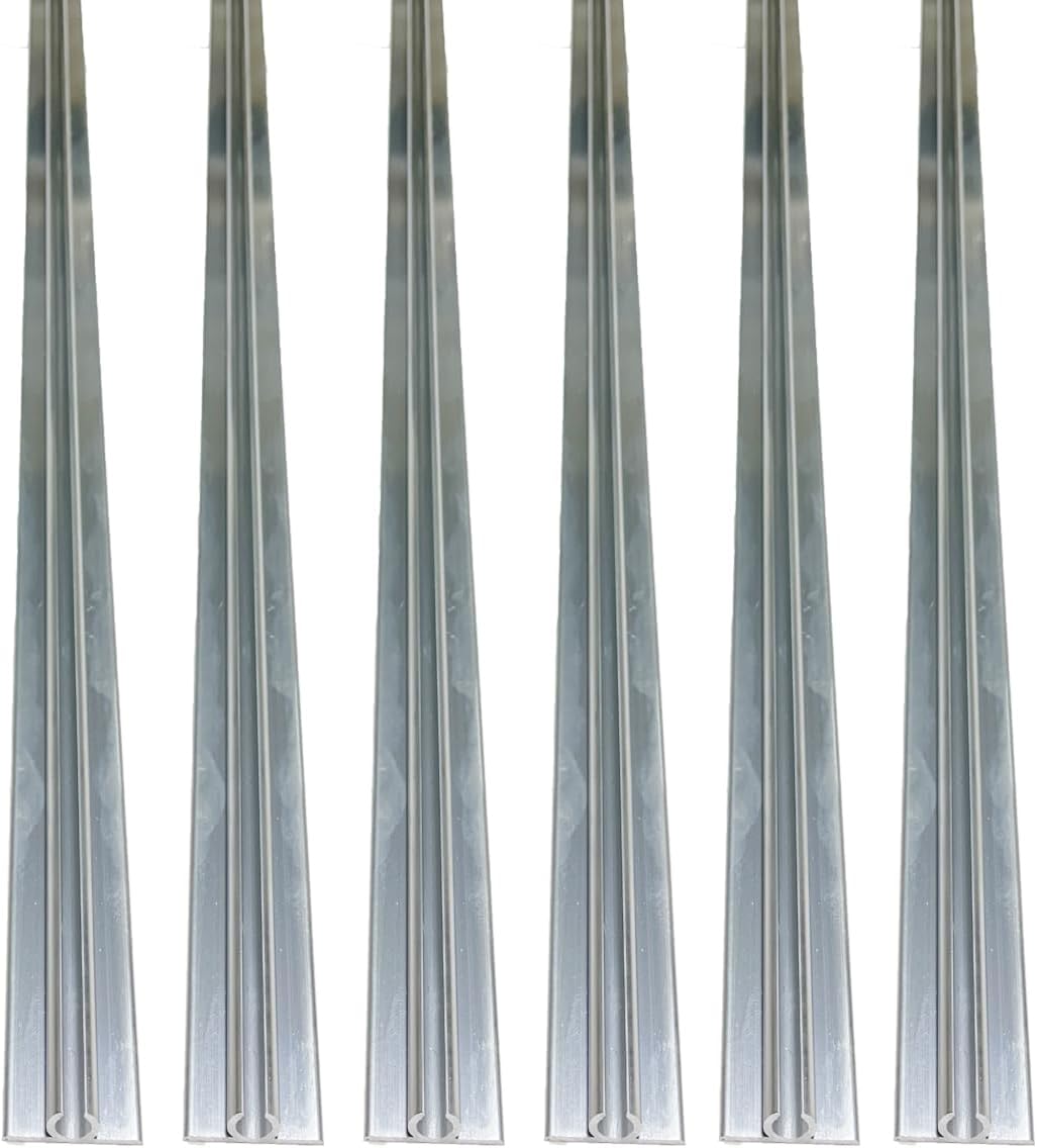 6pcs 60cm RV Awning Rail C Channel Strips