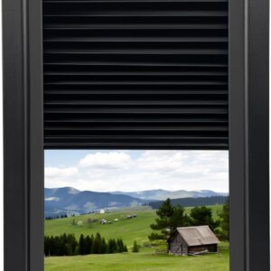 RV Window Kit with Privacy Shade - Black