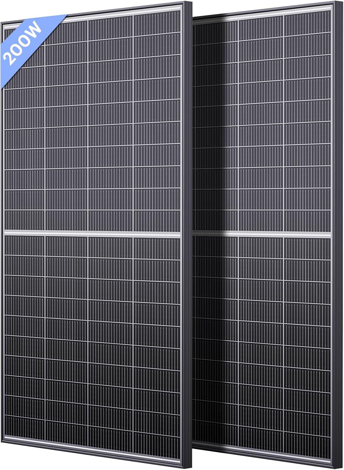 400W Bifacial Solar Panels, 2-Pack 200W N-Type RV Kit