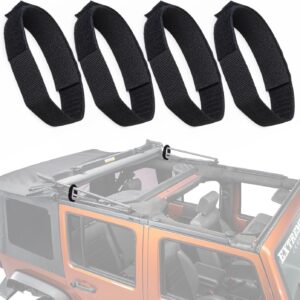 Heavy-Duty Soft Top Straps for Jeep Wrangler JK/JKU 2007-2018