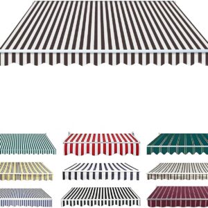 Retractable Awning Fabric Replacement, 18x12ft