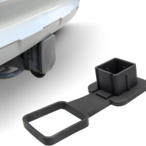 Rubber Trailer Hitch Cover for Toyota Innova 2015-2025