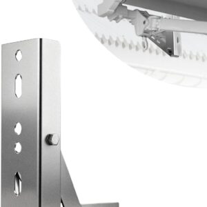 Heavy-Duty Retractable Awning Mounting Bracket, Silver