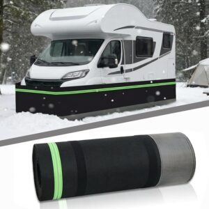 RV Skirting Winter - Insulated Camper Skirt w/ Lock 72.2ft