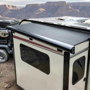 Yescamp RV Slide Topper Metal Enclosure Kit - Black, 8'