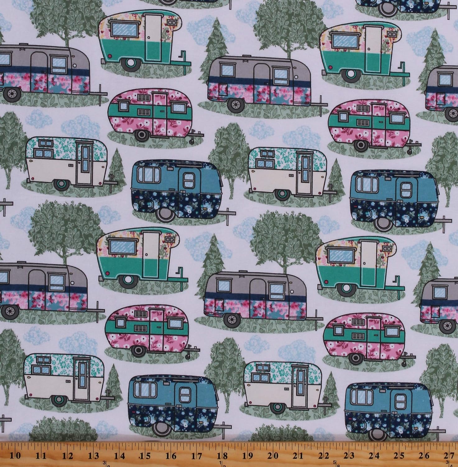 Fields Fabrics Flannel by the Yard - 42" Cotton Print