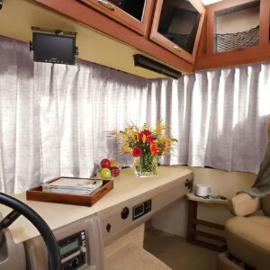 Custom RV Windshield Curtains for Class A Motorhomes