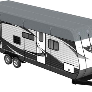 RV Roof Cover - Heavy-Duty Waterproof Top Tarp 27.9x12.5ft