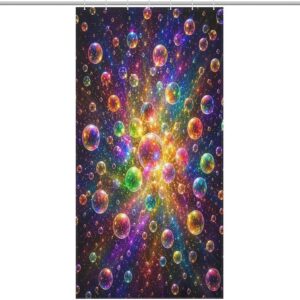 Bozfoxa Shower Curtain, Color Bubble Burst, 36x72 Inch
