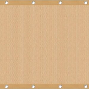 VICLLAX 90% UV Block Sun Shade Cloth 6x10FT, Wheat